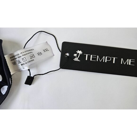 Womens Retro Polka Dot Halter One-Piece Swimsuit XXL Beach Pool Sexy Stylish - Picture 8 of 8